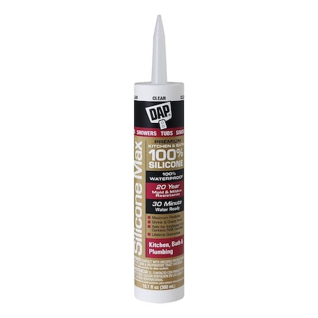 Dap 10.1 fl oz, Tube, Clear, Silicone Base 7079808668